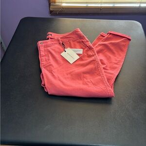 Women’s plus size pant , 18W pink/peachy color NWT